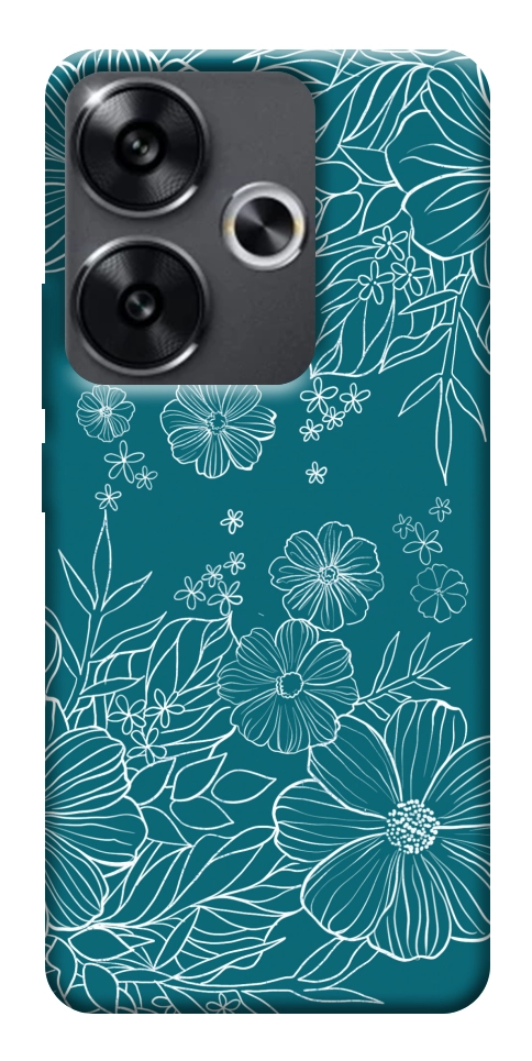 Чехол Botanical illustration для Xiaomi Poco F6