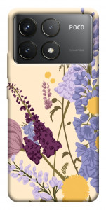 Чехол Flowers art для Xiaomi Poco F6 Pro