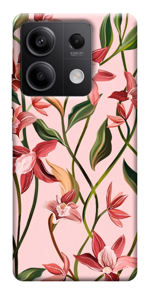 Чехол Floral motifs для Xiaomi Redmi Note 13 5G
