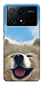 Чехол Samoyed husky для Xiaomi Poco X6 Pro