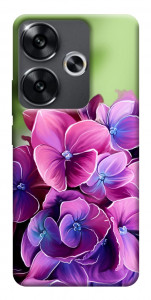 Чехол Кружевная гортензия для Xiaomi Poco F6