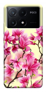 Чехол Цветы сакуры для Xiaomi Poco X6 Pro