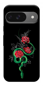 Чехол Snake in flowers для Google Pixel 10 Pro