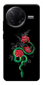 Чехол Snake in flowers для Xiaomi Poco F7 Pro