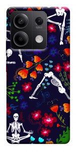 Чехол Yoga skeletons для Xiaomi Redmi Note 13 5G