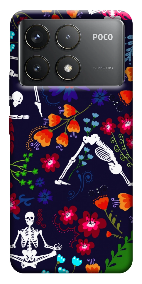 Чохол Yoga skeletons для Xiaomi Poco F6 Pro