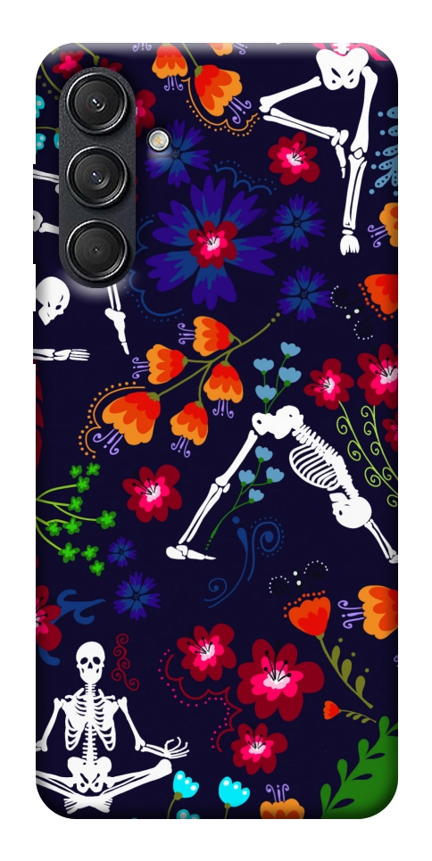 Чехол Yoga skeletons для Galaxy M55