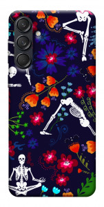 Чехол Yoga skeletons для Galaxy M55