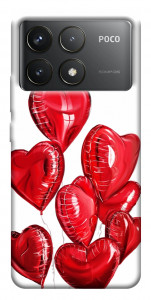 Чехол Heart balloons для Xiaomi Poco F6 Pro