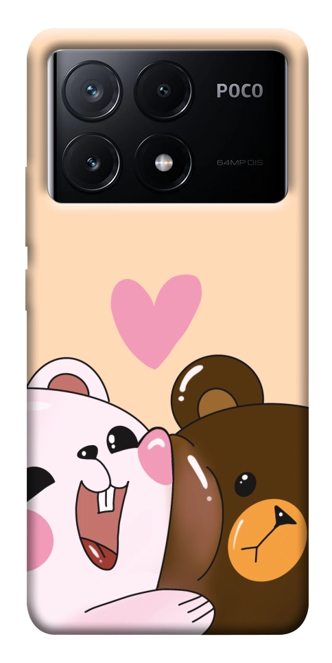 Чохол Ведмежата для Xiaomi Poco X6 Pro