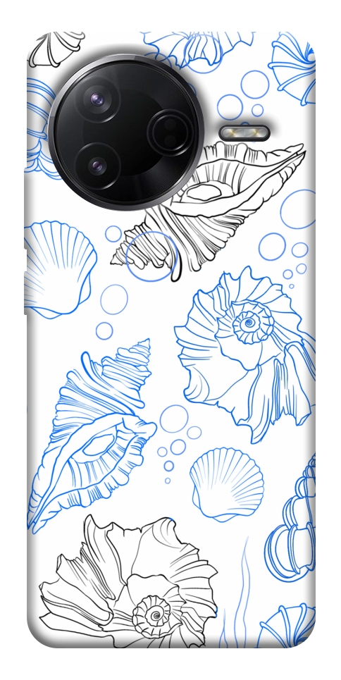 Чехол Морские ракушки для Xiaomi Poco F7 Pro
