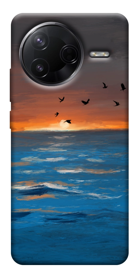 Чохол Закатне море для Xiaomi Poco F7 Pro