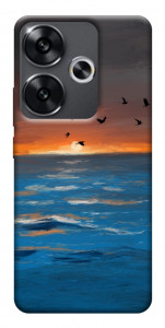 Чехол Закатное море для Xiaomi Poco F6