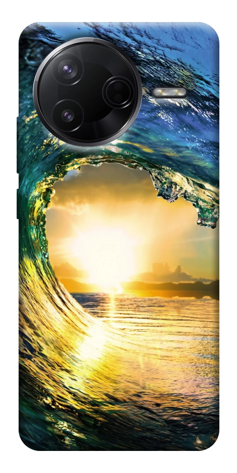 Чехол Закрученная волна для Xiaomi Poco F7 Pro