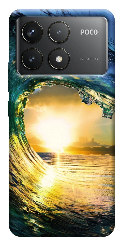 Чехол Закрученная волна для Xiaomi Poco F6 Pro