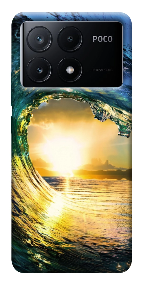 Чехол Закрученная волна для Xiaomi Poco X6 Pro