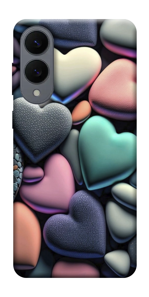 Чехол Каменные сердца для Galaxy S25 Edge