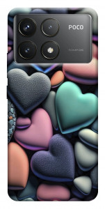 Чехол Каменные сердца для Xiaomi Poco F6 Pro