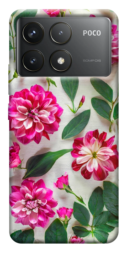 Чехол Floral Elegance для Xiaomi Poco F6 Pro
