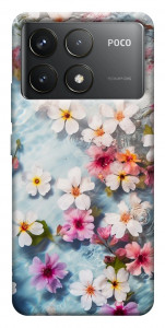 Чехол Floating flowers для Xiaomi Poco F6 Pro
