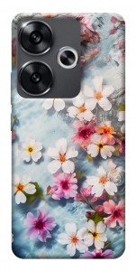 Чехол Floating flowers для Xiaomi Poco F6