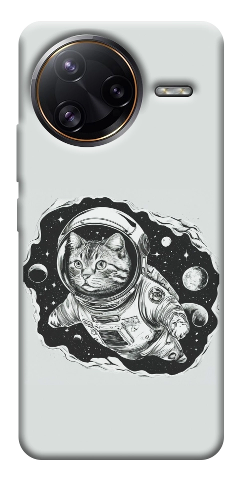 Чехол Кот космонавт для Xiaomi Poco F7 Ultra