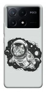 Чехол Кот космонавт для Xiaomi Poco X6 Pro