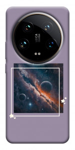 Чехол Космос в квадрате для Xiaomi 14 Ultra