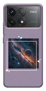 Чехол Космос в квадрате для Xiaomi Poco F6 Pro