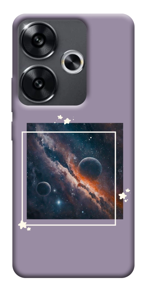 Чехол Космос в квадрате для Xiaomi Poco F6