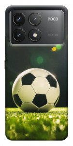 Чехол Футбольный мяч для Xiaomi Poco F6 Pro