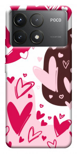 Чехол Hearts mood для Xiaomi Poco F6 Pro