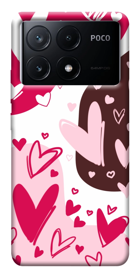 Чехол Hearts mood для Xiaomi Poco X6 Pro