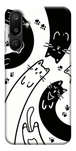 Чехол Черно-белые коты для Galaxy M16 5G