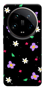 Чехол Цветы и лепестки для Xiaomi 14 Ultra