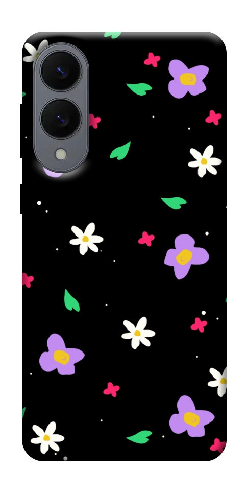 Чехол Цветы и лепестки для Galaxy S25 Edge