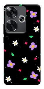 Чехол Цветы и лепестки для Xiaomi Poco F6