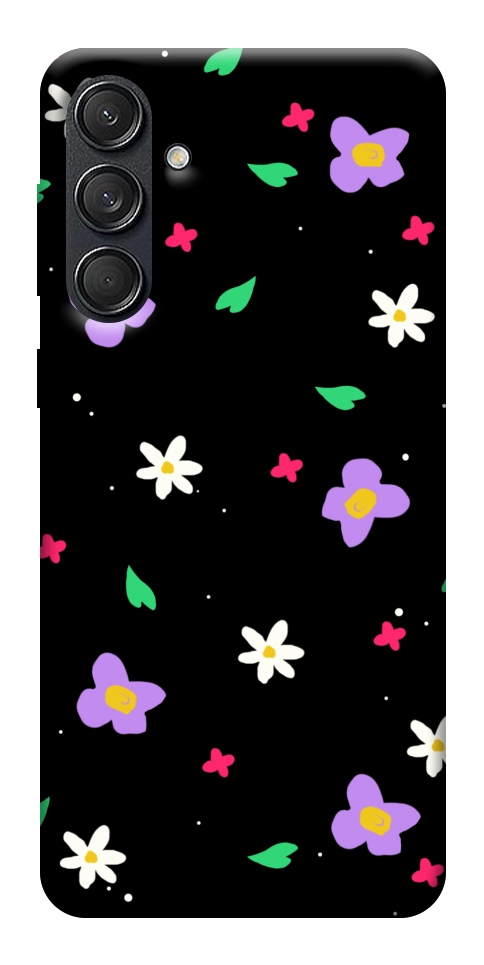 Чехол Цветы и лепестки для Galaxy M55