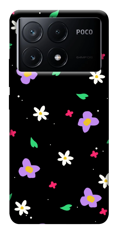 Чохол Квіти та пелюстки для Xiaomi Poco X6 Pro