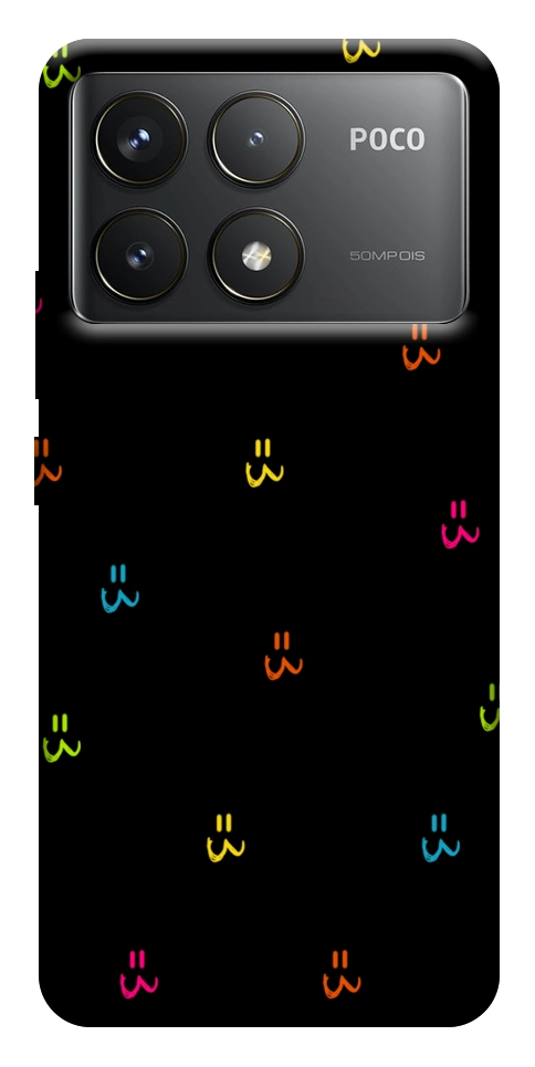 Чохол Colorful smiley для Xiaomi Poco F6 Pro