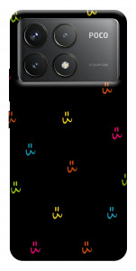 Чехол Colorful smiley для Xiaomi Poco F6 Pro