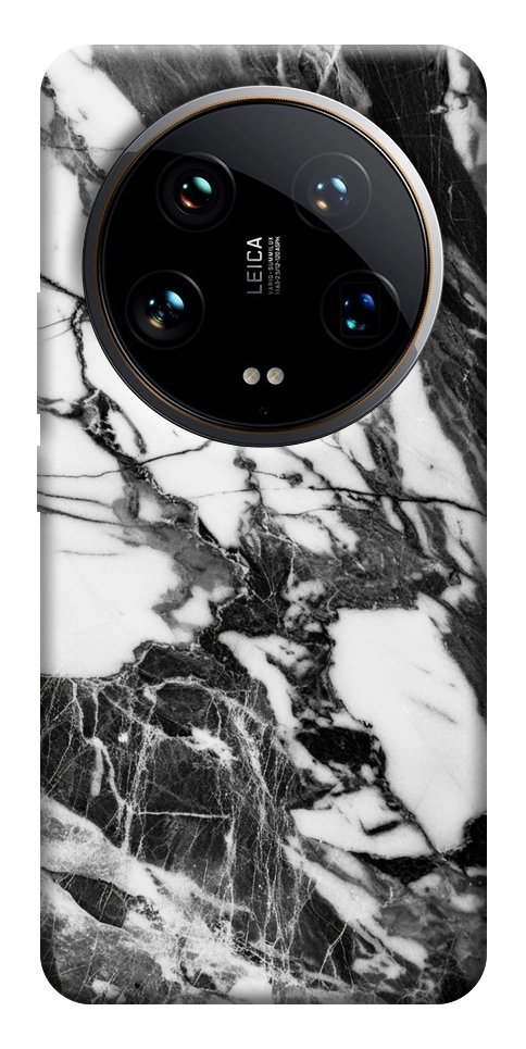 Чохол Calacatta black marble для Xiaomi 14 Ultra