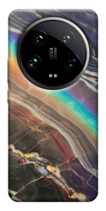Чехол Радужный мрамор для Xiaomi 14 Ultra