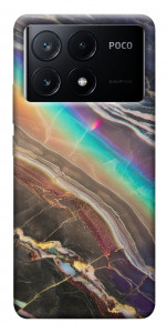 Чехол Радужный мрамор для Xiaomi Poco X6 Pro