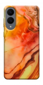 Чехол Красный коралл мрамор для Galaxy S25 Edge