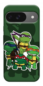 Чохол Green turtles для Google Pixel 10 Pro