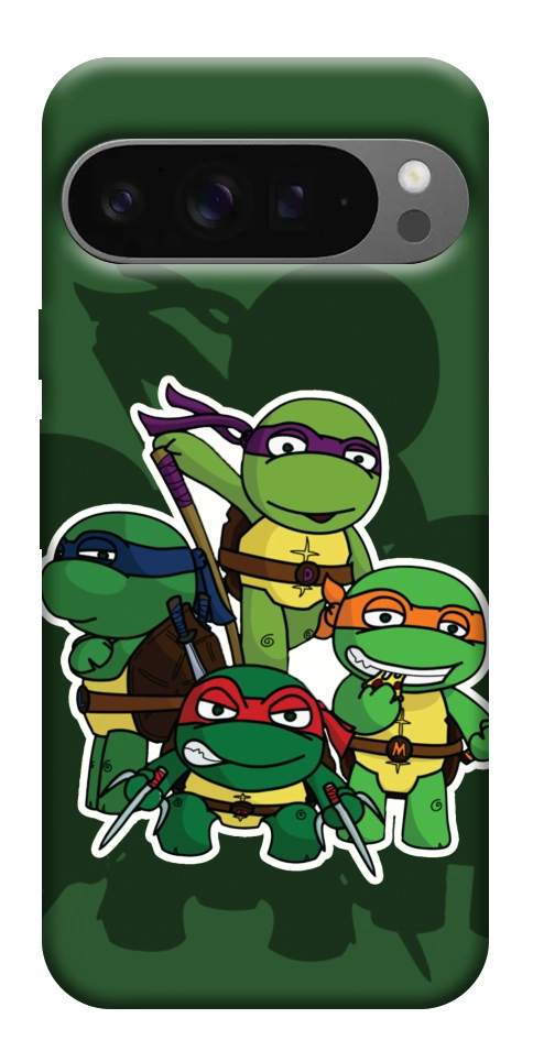 Чохол Green turtles для Google Pixel 10 Pro XL