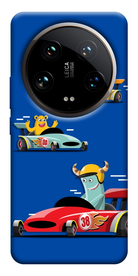 Чехол Монстры и машинки для Xiaomi 14 Ultra