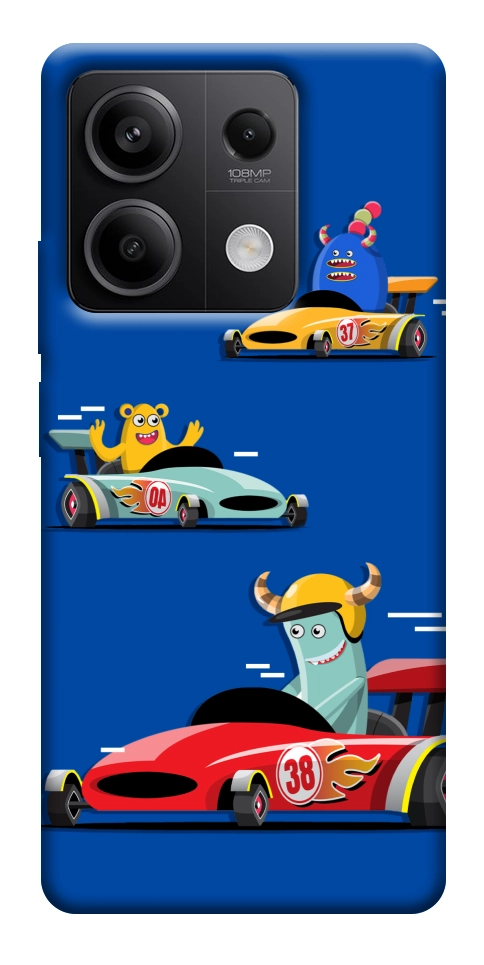 Чехол Монстры и машинки для Xiaomi Redmi Note 13 5G