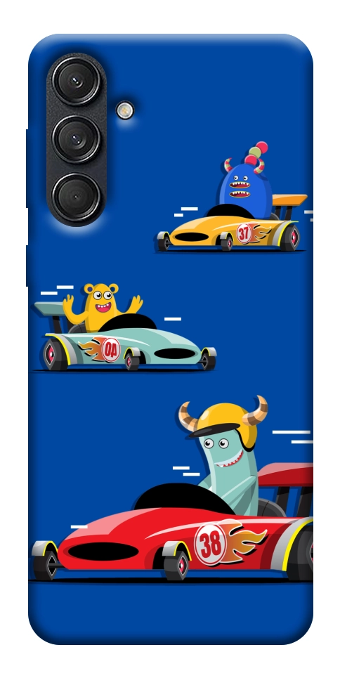 Чохол Монстри та машинки для Galaxy M55